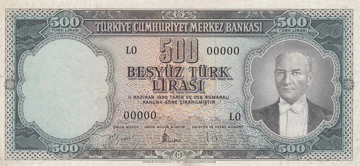 500 Türk Lirası
